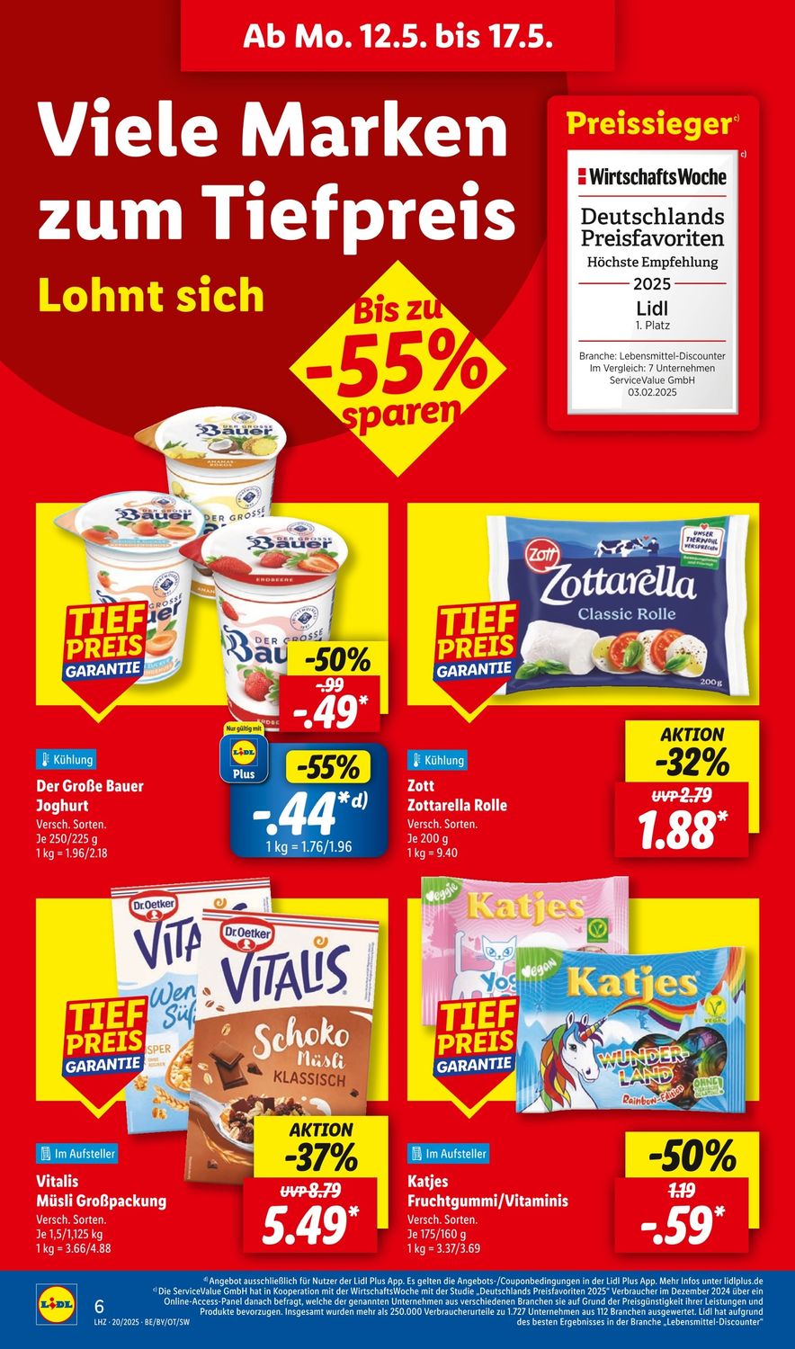 Rabatte in Lidl